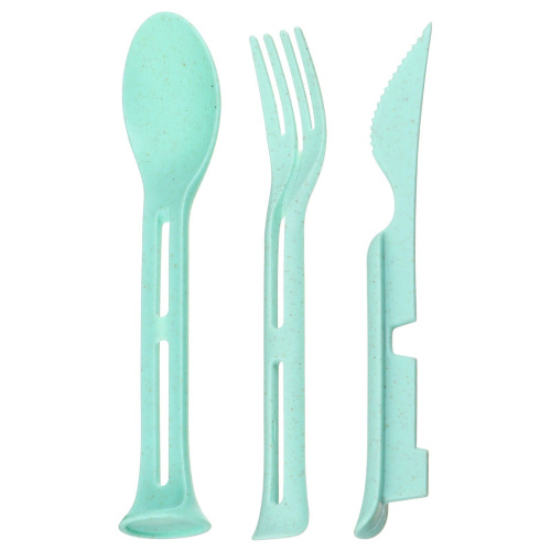 Набор зеленых столовых приборов Maclay: ложка, вилка, нож фото 4 Набор зеленых столовых приборов Maclay: ложка, вилка, нож фото 4