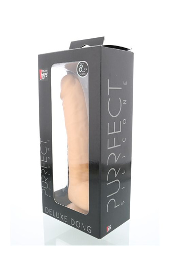 Телесный фаллоимитатор PURRFECT SILICONE DELUXE DONG 8.5INCH - 21 см. фото 2 Телесный фаллоимитатор PURRFECT SILICONE DELUXE DONG 8.5INCH - 21 см. фото 2