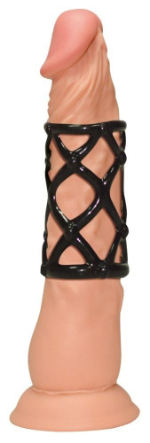 Чёрная насадка-сетка на пенис Orgasmus Wunder фото 2 Чёрная насадка-сетка на пенис Orgasmus Wunder фото 2