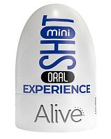Телесный мастурбатор-ротик Oral Mini Masturbator