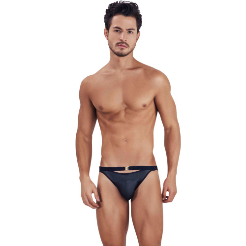 Черные мужские трусы-брифы с декоративным пояском Misty Brief фото 4