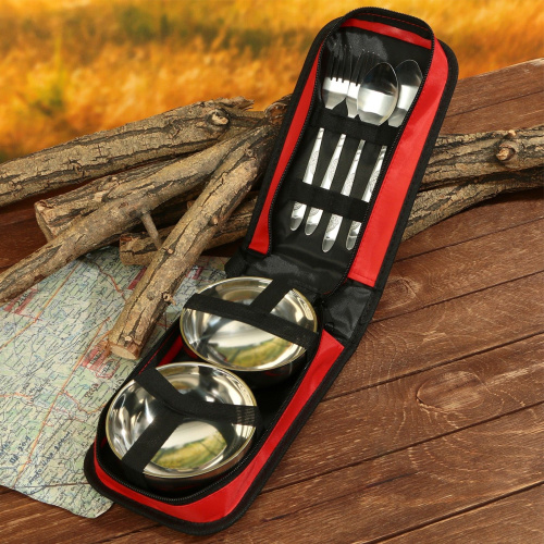 Туристический набор посуды «Готовь к обеду ложку» фото 3 Туристический набор посуды «Готовь к обеду ложку» фото 3