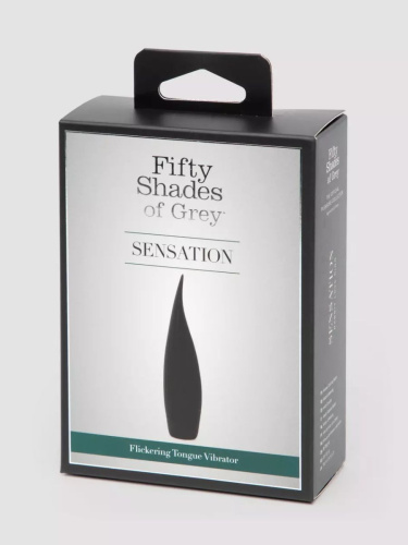 Черная вибропуля Sensation Rechargeable Flickering Tongue Vibrator фото 5