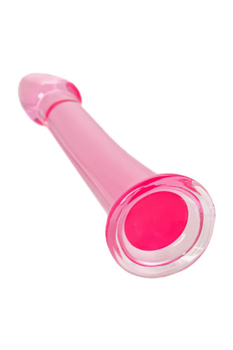 Розовый нереалистичный фаллоимитатор Jelly Dildo XL - 22 см. фото 3