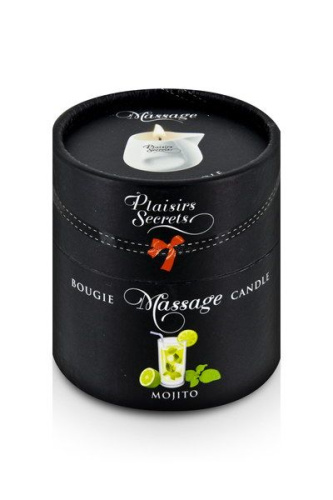 Массажная свеча с ароматом мохито Bougie de Massage Mojito - 80 мл. фото 2