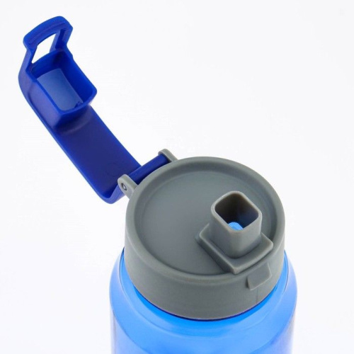 Синяя бутылка для воды «Заряд энергии» фото 3