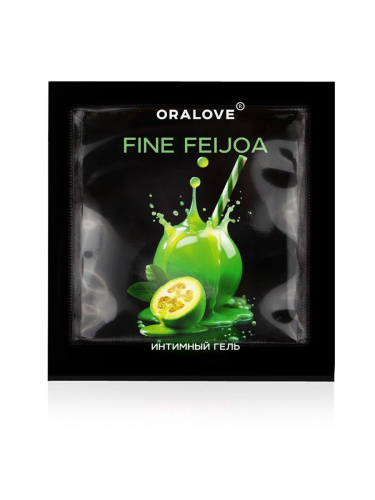 Саше съедобной оральной смазки OraLove с ароматом фейхоа - 3 гр. фото 2