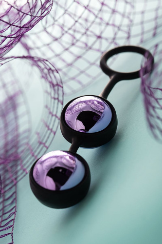 Фиолетово-черная вагинальные шарики TOYFA A-toys фото 9