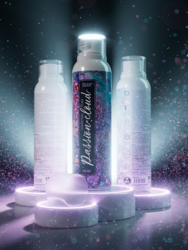 Шиммер для массажа с хрустящей пенкой Passion Cloud - 150 мл. фото 5