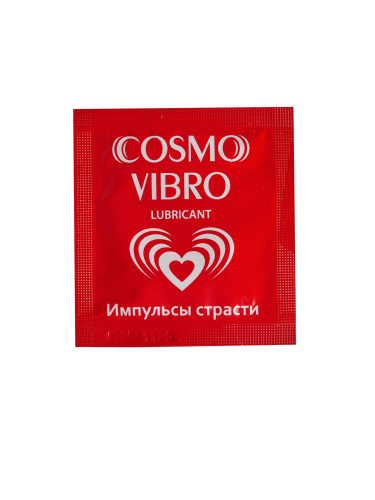 Саше женского стимулирующего лубриканта на силиконовой основе Cosmo Vibro - 3 гр. фото 2
