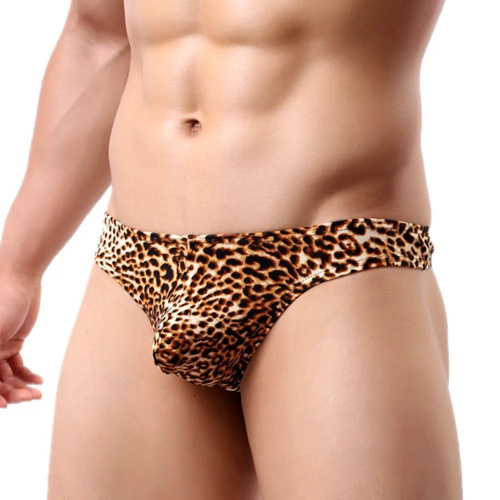 Леопардовые трусы-тонги фото 3