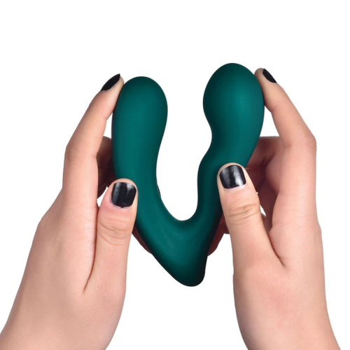 Темно-бирюзовый вибромассажер простаты Solstice X фото 3 Темно-бирюзовый вибромассажер простаты Solstice X фото 3