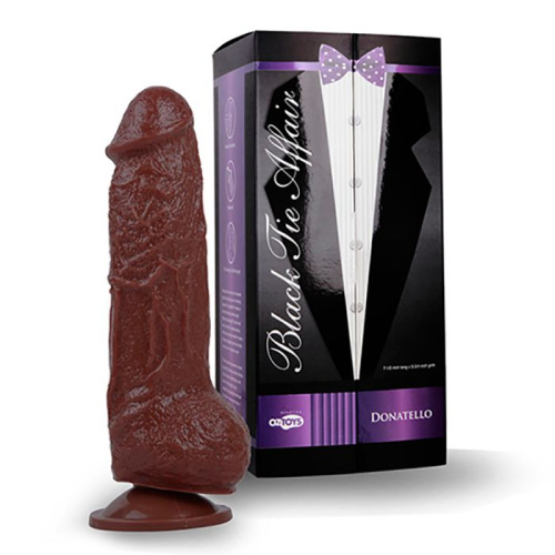Коричневый фаллоимитатор Skinsation Black Tie Affaire Donatello - 17 см. фото 3 Коричневый фаллоимитатор Skinsation Black Tie Affaire Donatello - 17 см. фото 3