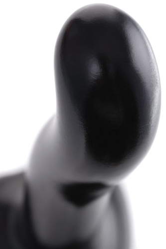 Черный стимулятор для пар P&G-Spot Dildo Size L - 19 см. фото 9