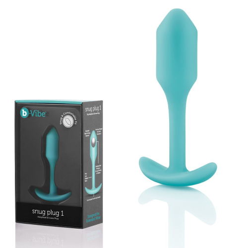 Мятная пробка для ношения Snug Plug 1 - 9,6 см. фото 2