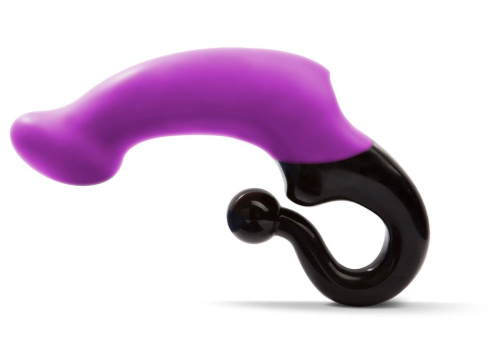 Вибромассажер с изогнутой ручкой Lola - 14,2 см. фото 2