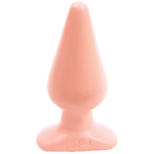 Анальная пробка телесного цвета Butt Plugs Smooth Classic Large - 14 см. фото 2