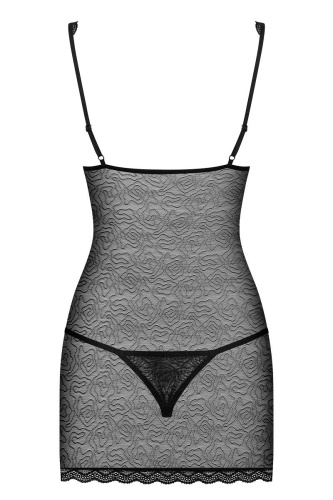 Соблазнительная сорочка из двух видов материала фото 4