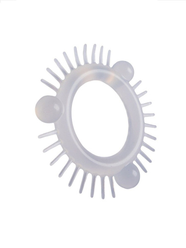 Эластичное эрекционное кольцо с 3 шариками и шипами фото 5 Эластичное эрекционное кольцо с 3 шариками и шипами фото 5