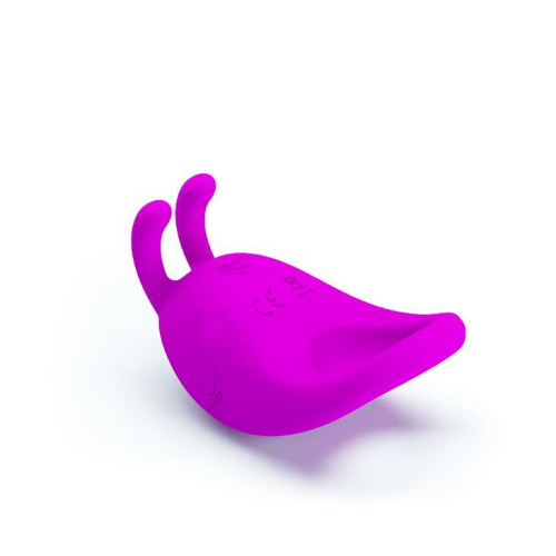 Лиловое эрекционное кольцо с вибрацией Rabbit Vibrator фото 4
