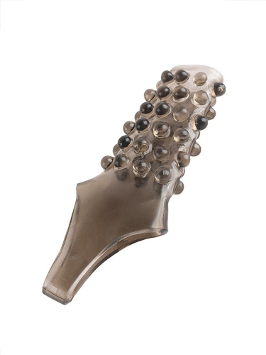 Дымчатая насадка на пенис с выпуклостями - 12 см. фото 6 Дымчатая насадка на пенис с выпуклостями - 12 см. фото 6