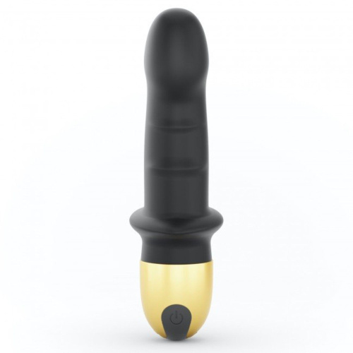 Черный вибратор Mini Lover Black 2.0 - 16,5 см. фото 2
