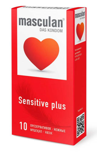 Презервативы Masculan Sensitive plus - 10 шт. Презервативы Masculan Sensitive plus - 10 шт.