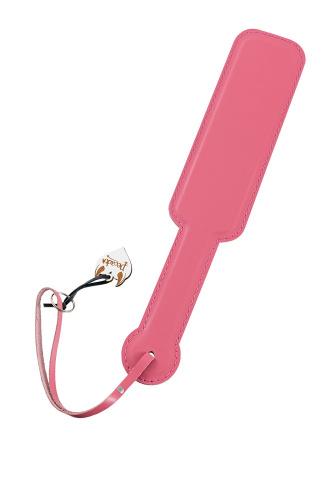 Розовый кожаный пэддл - 37 см. Розовый кожаный пэддл - 37 см.