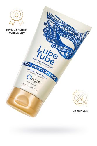 Интимный гель на водной основе Lube Tube Xtra Moisturizing с увлажняющим эффектом - 150 мл. фото 2