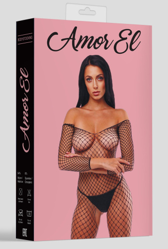 Комбинезон-сетка Estela с рукавами длиной 3/4 фото 3