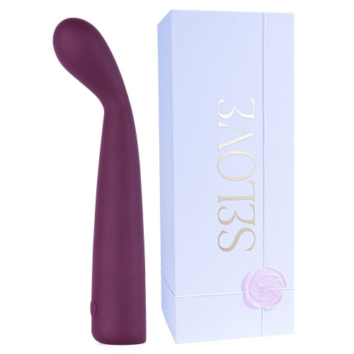 Фиолетовый изогнутый вибратор Selove TouchBend SE100 - 17,5 см. фото 2