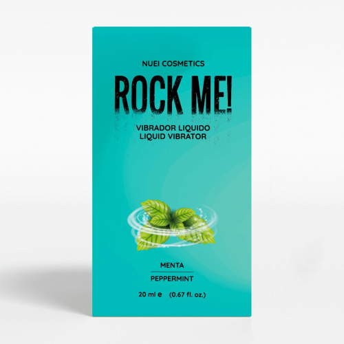 Жидкий вибратор Nuei Rock Me! с ароматом мяты - 20 мл. фото 2