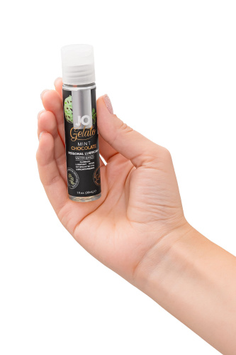 Лубрикант с ароматом мятного шоколада JO GELATO MINT CHOCOLATE - 30 мл. фото 4