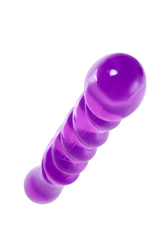 Фиолетовый двусторонний фаллоимитатор Tanza - 27,5 см. фото 4