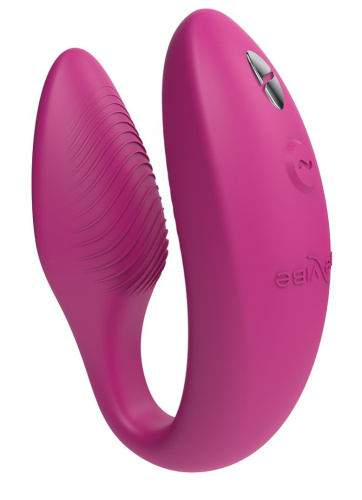 Розовый U-образный вибратор для пар We-Vibe Sync 2 Розовый U-образный вибратор для пар We-Vibe Sync 2
