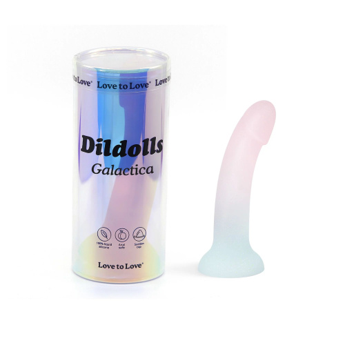 Фаллоимитатор из жидкого силикона Dildolls Galactica - 17,6 см. фото 5