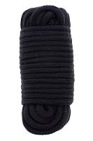 Черная веревка для связывания Love Rope - 10 м.