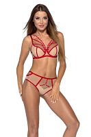 Оригинальный бюстгальтер Gillian со стрепами и клепками