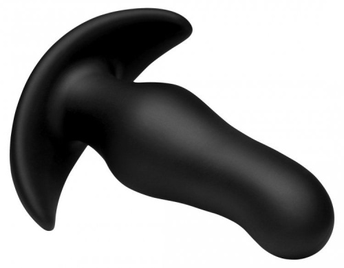 Черная анальная вибропробка Kinetic Thumping 7X Prostate Anal Plug - 13,3 см. фото 2