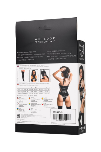 Боди Glossy Sherrie из wetlook-материала фото 6