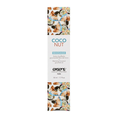 Разогревающее массажное масло с ароматом кокоса Gourmet Coconut - 50 мл. фото 3