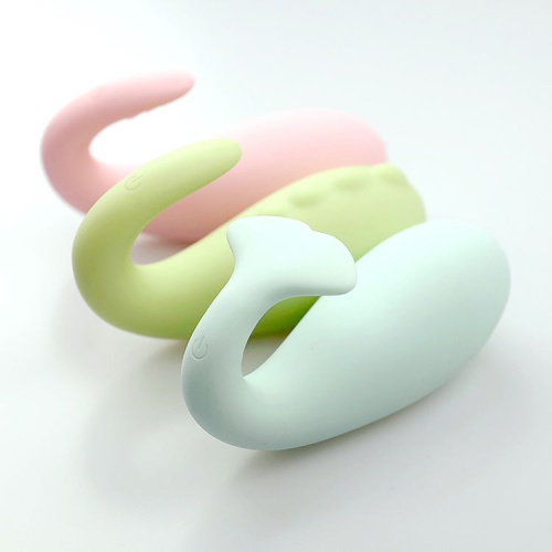 Розовое перезаряжаемое виброяйцо Mr.Devil фото 2