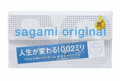 Ультратонкие презервативы Sagami Original 0.02 Extra Lub с увеличенным количеством смазки - 12 шт. Ультратонкие презервативы Sagami Original 0.02 Extra Lub с увеличенным количеством смазки - 12 шт.