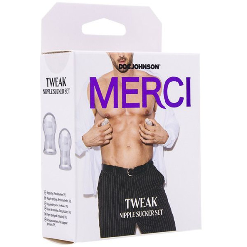 Прозрачные вакуумные зажимы на соски Tweak Nipple Sucker Set фото 3