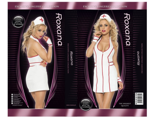 Костюм строгой медсестры из 4 предметов фото 2