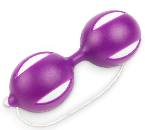 Фиолетовые вагинальные шарики с петелькой фото 2