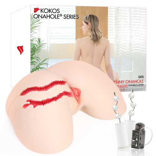 Мастурбатор-полуторс с двойным слоем материала и вибрацией Jenny Onahole Real Hips фото 2 Мастурбатор-полуторс с двойным слоем материала и вибрацией Jenny Onahole Real Hips фото 2