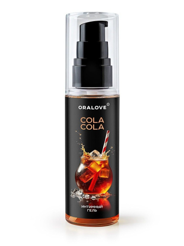Съедобная смазка на водной основе с ароматом колы - 60 гр.
