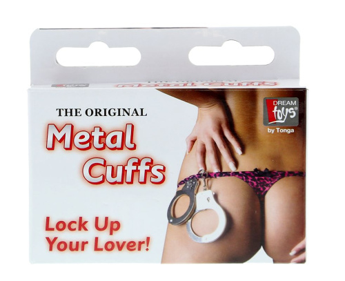 Металлические наручники с ключиками LARGE METAL HANDCUFFS WITH KEYS фото 2