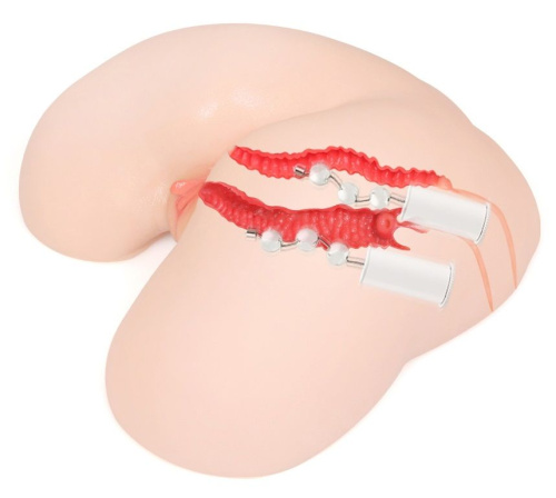 Мастурбатор-полуторс с двойным слоем материала и вибрацией Maria Onahole Real Vagina фото 2
